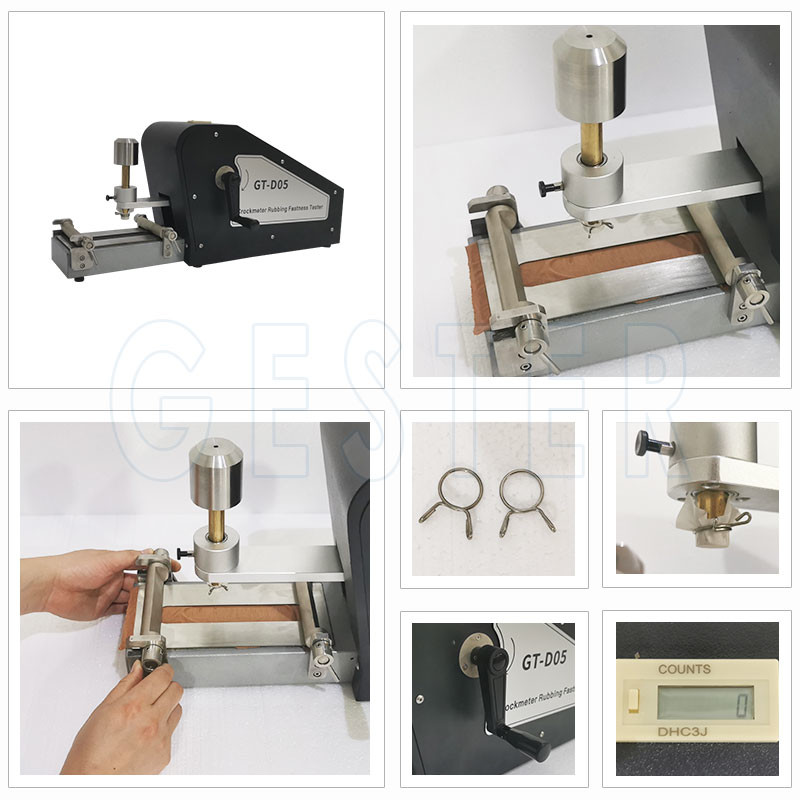 AATCC Manual Crockmeter Wet And Dry Rubbing Color Fastness Tester